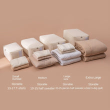 Load image into Gallery viewer, Bag Organizer Ziplock Packing Cubes Clothes Travel Essentials Smell Proof Luggage Pouch Oxford Cloth Bag Organization Storage
