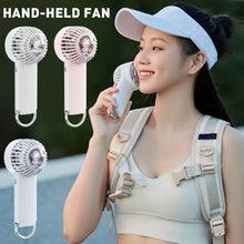 Lade das Bild in den Galerie-Viewer, ️Cartoon Astronaut Light Electric Handheld Fan USB Rechargeable Portable Fan Peltier Semiconductor C
