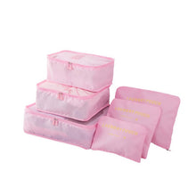 Load image into Gallery viewer, Compressible storage bag set Three-piece Compression Packing Cube Travel Luggage Organizer foldable Travel Bag Organizer
