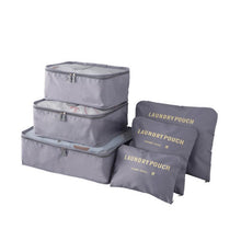 Load image into Gallery viewer, Compressible storage bag set Three-piece Compression Packing Cube Travel Luggage Organizer foldable Travel Bag Organizer
