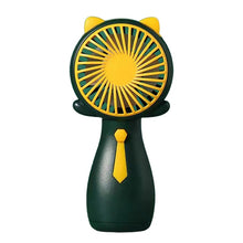 Load image into Gallery viewer, Cute Handheld Fan Small Cooling Fan Portable USB Eyelash Fan 3 Gear Speed Adjustable Mini Ventilatio
