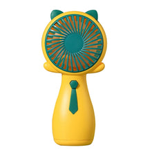 Load image into Gallery viewer, Cute Handheld Fan Small Cooling Fan Portable USB Eyelash Fan 3 Gear Speed Adjustable Mini Ventilatio
