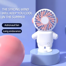 Lade das Bild in den Galerie-Viewer, EWusb Astronaut Handheld Small Fan Portable Astronaut Silent
