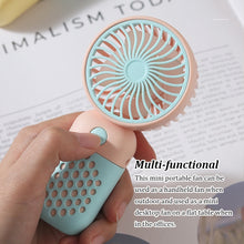 Load image into Gallery viewer, Electric Fan Handheld with Handle Fans Tabletop Air Cooling Tool Supply for Outdoor Travelling Stude
