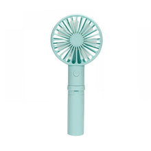 Lade das Bild in den Galerie-Viewer, Foldable Triangle Bracket Fan USB Rechargeable Handheld Refrigeration Fan 3-gear Adjustment Silent 7
