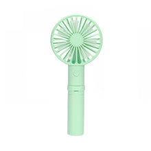 Lade das Bild in den Galerie-Viewer, Foldable Triangle Bracket Fan USB Rechargeable Handheld Refrigeration Fan 3-gear Adjustment Silent 7
