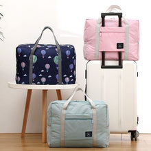 Lade das Bild in den Galerie-Viewer, Folding Travel Bags Waterproof Travel Suitcases Organizer Bags Women Cosmetic Bag Clothes Packing Cubes Travel Luggage Organizer
