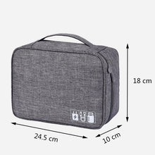 Load image into Gallery viewer, Free Shipping Storage Bag Waterproof Packing Cubes 1/2 Layers Electronic Accessories Organizer Bag Gadget Carry Digital #9167
