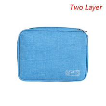 Load image into Gallery viewer, Free Shipping Storage Bag Waterproof Packing Cubes 1/2 Layers Electronic Accessories Organizer Bag Gadget Carry Digital #9167
