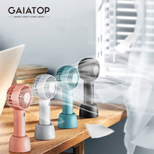 Lade das Bild in den Galerie-Viewer, GAIATOP Portable Fan Mini Handheld Fan USB Rechargeable 3 Speed Personal Handheld Small Pocket Fan w
