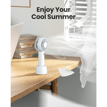 Lade das Bild in den Galerie-Viewer, GAIATOP Portable Fan Mini Handheld Fan USB Rechargeable 3 Speed Personal Handheld Small Pocket Fan w
