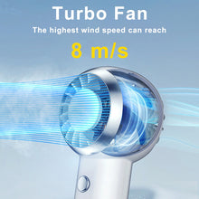 Load image into Gallery viewer, GOONE Portable Fan hand-held Quiet Small USB 500 Mah Rechargeable mini Neck fan for Student Dormitor
