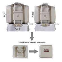 Load image into Gallery viewer, Geestock Waterproof Travel Bag Unisex Foldable Duffle Bag Organizers Large Capacity Packing Cubes Portable Luggage Bag Travel
