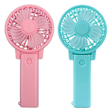 Lade das Bild in den Galerie-Viewer, Handheld Fan, Super Mini Personal Fan Portable Hand Held Fan For Girls Women Kids Outdoor Travelling
