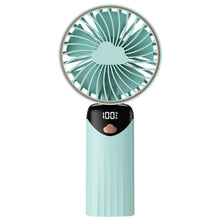 Lade das Bild in den Galerie-Viewer, Handheld Fan,Electric Portable Handheld Rechargeable,5 Speeds Setting Wind Air Cooler,180° Folded Fa
