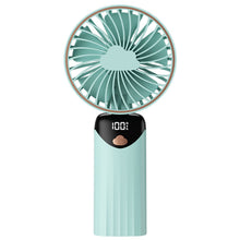 Lade das Bild in den Galerie-Viewer, Handheld Fan,Electric Portable Handheld Rechargeable,5 Speeds Setting Wind Air Cooler,180° Folded Fa
