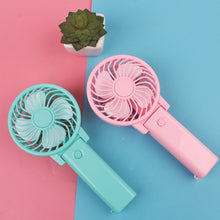 Lade das Bild in den Galerie-Viewer, Handheld Fan, Super Mini Personal Fan Portable Hand Held Fan For Girls Women Kids Outdoor Travelling
