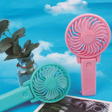 Lade das Bild in den Galerie-Viewer, Handheld Fan, Super Mini Personal Fan Portable Hand Held Fan For Girls Women Kids Outdoor Travelling
