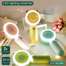 Lade das Bild in den Galerie-Viewer, Handheld Pocket Fans USB Charging Lazy Fan Desktop Mini Fan Portable Dormitory Home Gift Student Out
