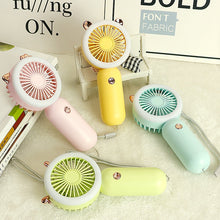Lade das Bild in den Galerie-Viewer, Handheld Pocket Fans USB Charging Lazy Fan Desktop Mini Fan Portable Dormitory Home Gift Student Out
