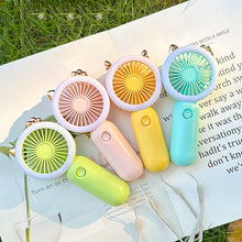 Lade das Bild in den Galerie-Viewer, Handheld Pocket Fans USB Charging Lazy Fan Desktop Mini Fan Portable Dormitory Home Gift Student Out
