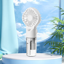 Load image into Gallery viewer, Handheld Small Air Cooler USB Rechargeable Portable Cooling Spray Humidifier Fan 4 Speed Humidificat
