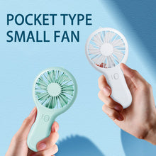 Lade das Bild in den Galerie-Viewer, Handheld Small Fan Cooler Portable Small Usb Charging Fan Mini Silent Charging Desk Dormitory Office
