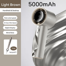 Load image into Gallery viewer, JISULIFE Portable Hand Fan , 100 Wind Speeds, Mini Bladeless Handheld Fan, USB Rechargeable Personal
