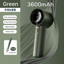 Load image into Gallery viewer, JISULIFE Portable Hand Fan , 100 Wind Speeds, Mini Bladeless Handheld Fan, USB Rechargeable Personal
