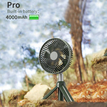 Load image into Gallery viewer, Mini Fan Portable Rechargeable Silent Usb Wireless Mobile Desktop 10000mah Camping Handheld Cooling
