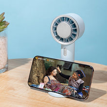 Lade das Bild in den Galerie-Viewer, Mini Handheld Fan Portable USB Rechargeable Cooling Fan Semiconductor Refrigeration 2200mAh Battery
