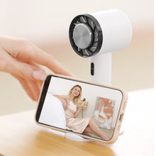 Lade das Bild in den Galerie-Viewer, Mini Handheld Fan Semiconductor Refrigeration 2200mAh Battery Portable USB Rechargeable Hand Fan Coo
