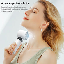 Lade das Bild in den Galerie-Viewer, Mini Handheld Fan Semiconductor Refrigeration Cooling Fan Folding Hanging Neck Air Cooler 1200/3600m
