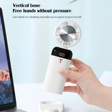 Lade das Bild in den Galerie-Viewer, Mini Handheld Fan Semiconductor Refrigeration Cooling Fan Folding Hanging Neck Air Cooler 1200/3600m
