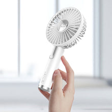 Lade das Bild in den Galerie-Viewer, Mini Handheld Fan USB Rechargeable Fan Portable and Quiet Rechargeable Hand Fan  Air Conditioner Coo
