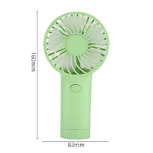 Lade das Bild in den Galerie-Viewer, Mini Handheld Fan USB Rechargeable Fan Portable and Quiet Rechargeable Hand Fan  Air Conditioner Coo
