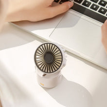 Lade das Bild in den Galerie-Viewer, Mini Neckband Fan Outdoor Portable USB Rechargable Hand Fan 1000mAh Pocket Small Hanging Neck Fans W
