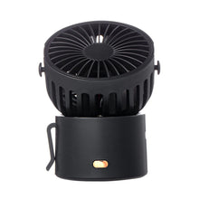 Lade das Bild in den Galerie-Viewer, Mini Neckband Fan Outdoor Portable USB Rechargable Hand Fan 1000mAh Pocket Small Hanging Neck Fans W
