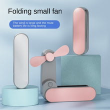 Load image into Gallery viewer, Mini Pocket Fans Student Outdoor Travel Multi functional Portable Rechargeable Fan Mute Handheld Sma
