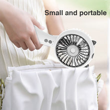 Load image into Gallery viewer, Mini Portable Fan 3 Speed 2 Humidifying Spray Mode Water Fan Summer USB Charging Air Condition Handh
