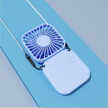 Load image into Gallery viewer, Mini Portable Hanging Neck Foldable Small Electric Fan Creative Handheld USB Rechargeable Handheld D
