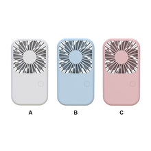 Lade das Bild in den Galerie-Viewer, Mini Portable Pocket Fan Cool Air Hand Held Travel Cooling Rechargeable Mini Air Cooler Mini Fans Ou
