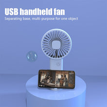 Lade das Bild in den Galerie-Viewer, Mini Portable USB Handheld Fan Electric Fans Rechargeable Silent Pocket Small Cooling Hand ventilado
