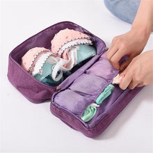 Lade das Bild in den Galerie-Viewer, Multifunctional Travel Organizer Bag Women Underwear Bra Finishing Storage Bag Ladies High Capacity Waterproof Packing Cubes
