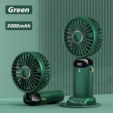 Load image into Gallery viewer, New Fan Portable Handheld Fold Office Desktop Multifunctional Folding Double Battery 3000mAh Electri
