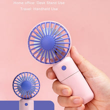 Load image into Gallery viewer, New USB Mini Handheld Portable Fan Convenient And Ultra-Quiet Fan Portable Student Office Outdoors H
