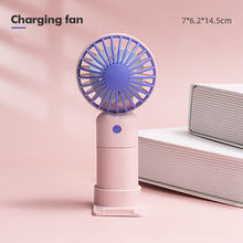 Load image into Gallery viewer, New USB Mini Handheld Portable Fan Convenient And Ultra-Quiet Fan Portable Student Office Outdoors H
