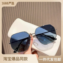 Lade das Bild in den Galerie-Viewer, Sunglasses sun Shades Fashion Polygon Metal Men and Women plus Sized Blue Street Shooting Travel unisex
