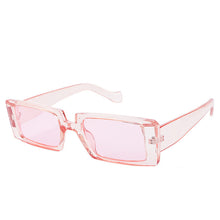 Lade das Bild in den Galerie-Viewer, Sunglasses sun Shades Fashion Square Women's Fashion Transparent Color Personalized Street Shooting Catwalk unisex

