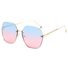 Lade das Bild in den Galerie-Viewer, Sunglasses sun Shades Frame Trimming Fashionable Irregular Frame Women's Fashionable unisex
